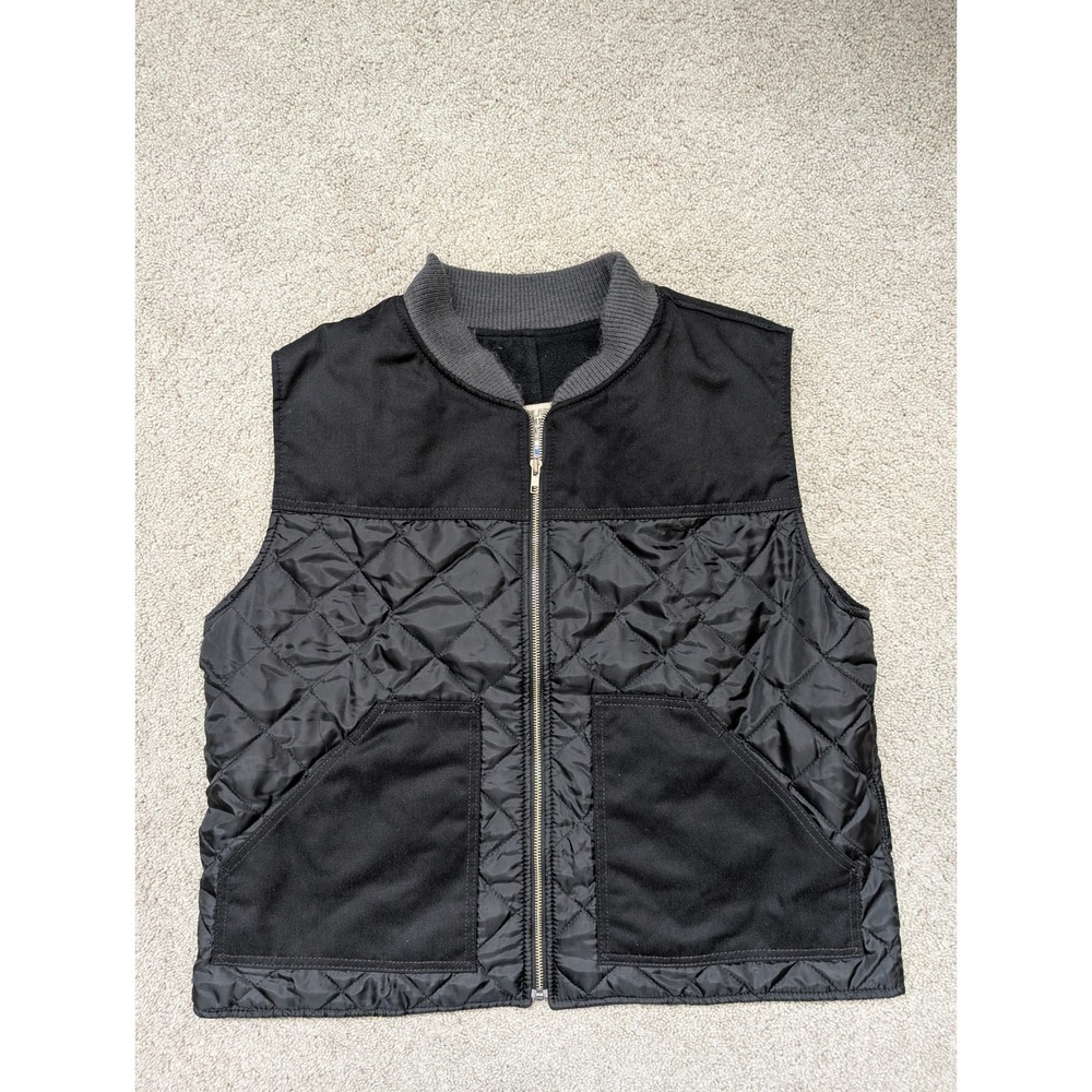 Classic Old West Styles Vest Mens XL Polyester Black Quilted Concealed Carry USA